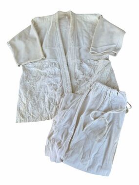 VTG JudoGi Tiger Brand Japan Heavyweight Cotton Martial Arts Uniform M/L NO BELT